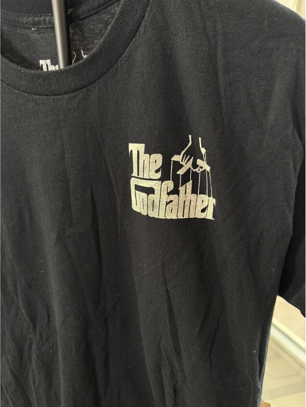 The Godfather Movie Graphic Tee Men’s Large Black Casual Comfy  Retro Classic